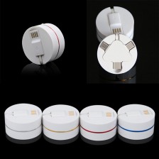 Retractable 3 in 1 Charging Cable